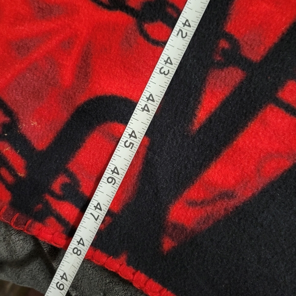 Houston Rockets 48x60 Throw Blanket Fleece The Northwest Company Red And Black - Picture 5 of 7